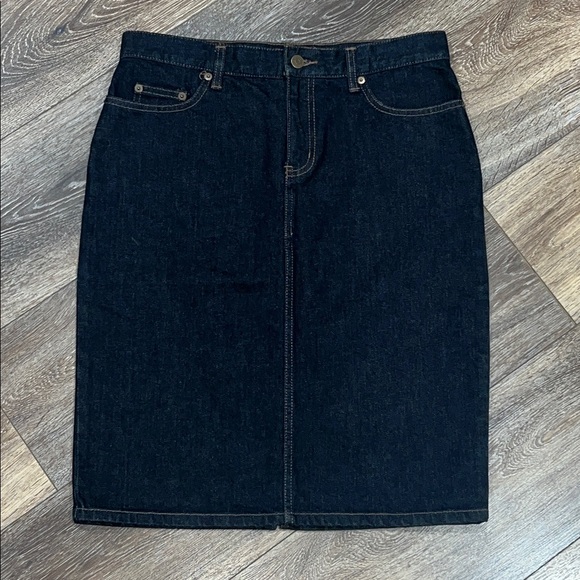 "Lauren Ralph Lauren" Denim Skirt - Picture 7 of 12